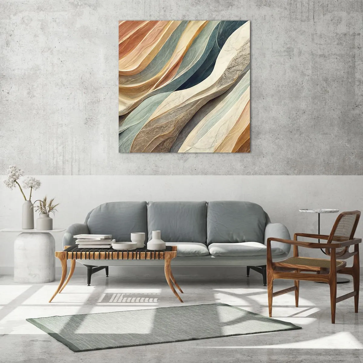 Obraz na skle - Okamih pred zmenou - 70x70 cm