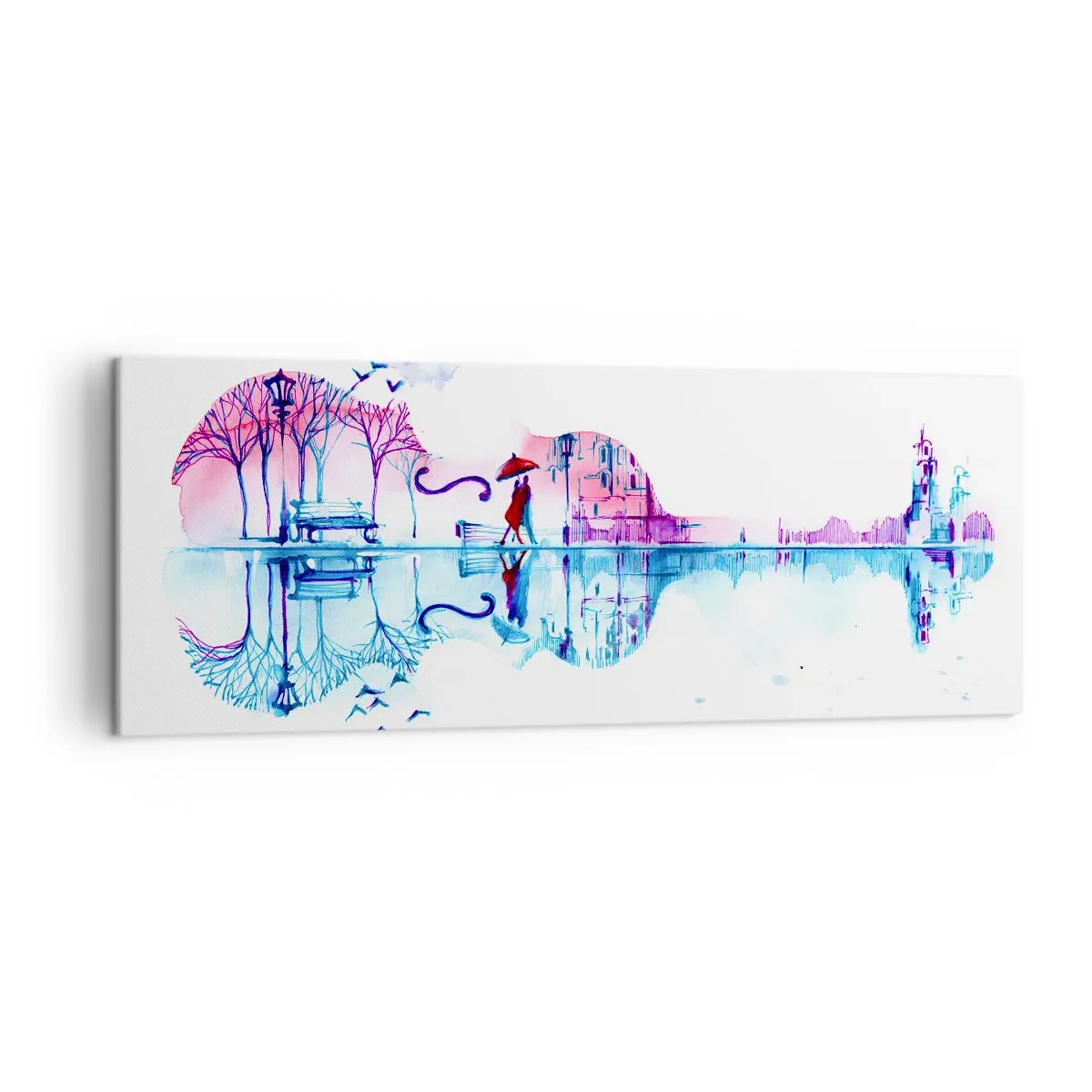 Obraz na plátne - Prinesiem vám dažďové piesne - 140x50 cm