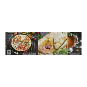 Vzorka fototapety Premium Sand - Vejár chutí - Gastronómia, Pizza, Taliansko - 100x30 cm