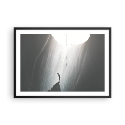 Plagát v čiernom ráme - Vždy máte na výber - 70x50 cm