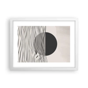 Plagát v bielom ráme - Polovičná kompozícia - 40x30 cm