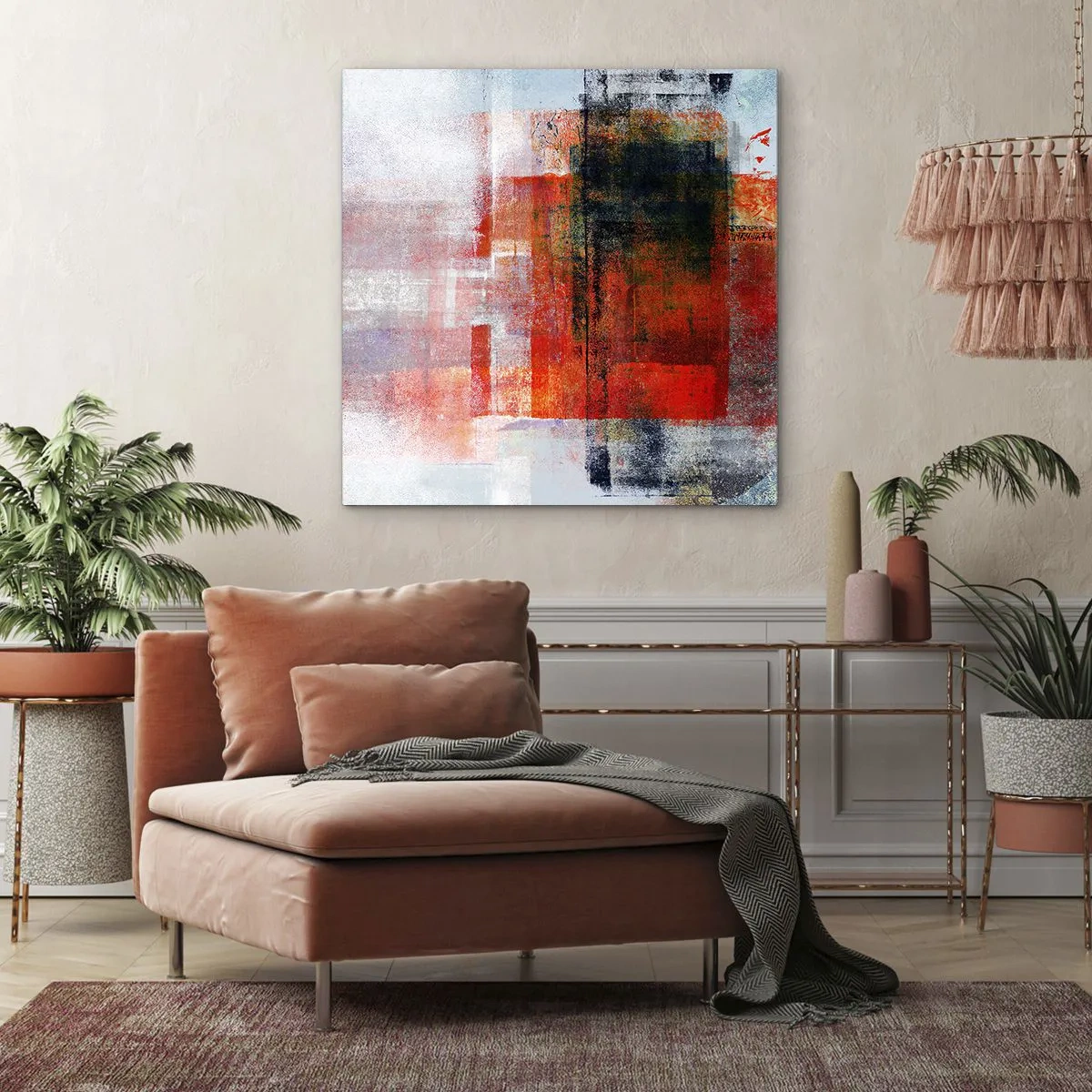 Obraz na plátne - Žiariaca kompozícia - 60x60 cm