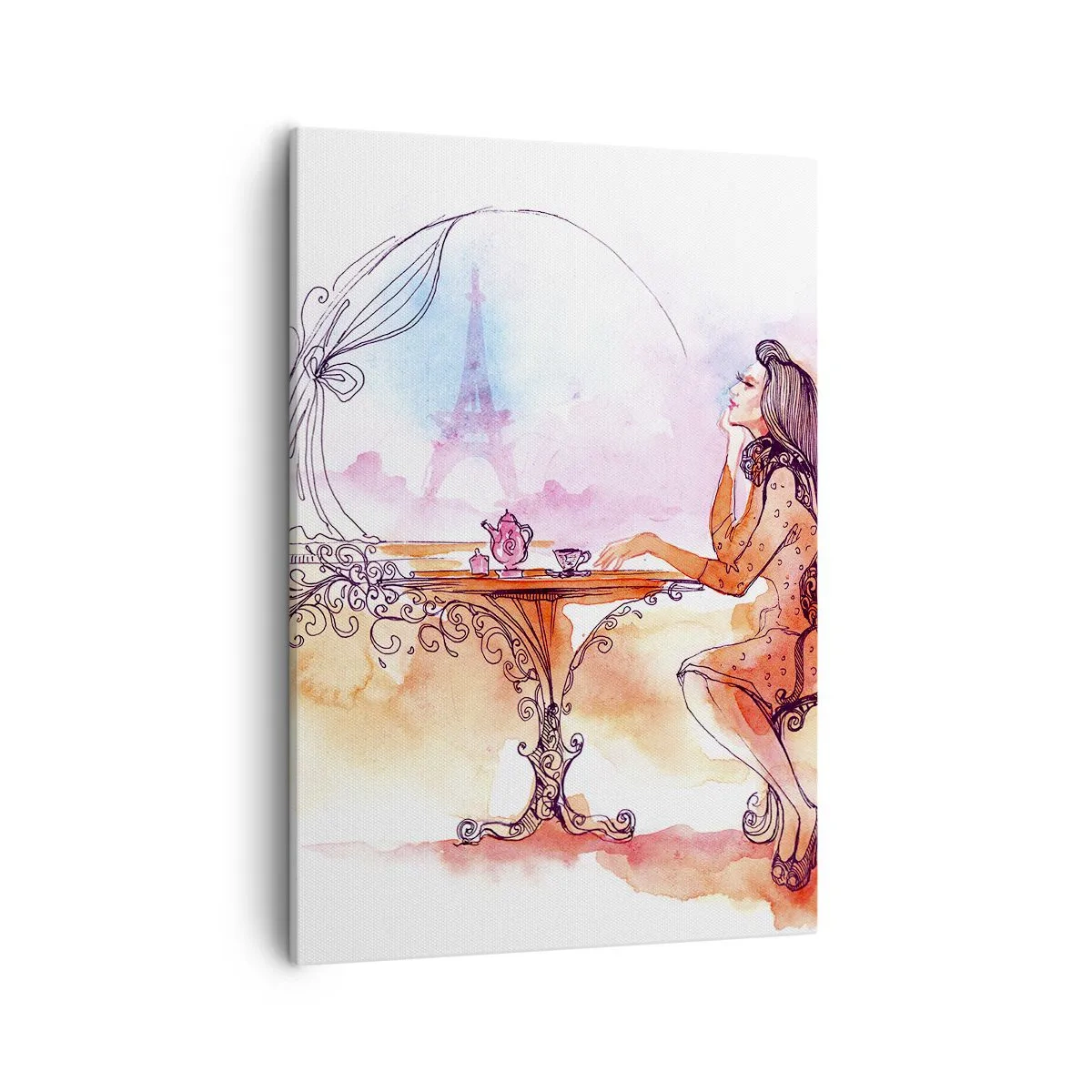 Obraz na plátne - Parížska elegancia - 50x70 cm