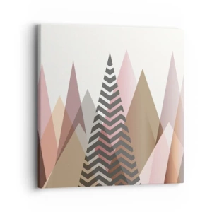 Obraz na plátne - Pyramidálny pohľad - 40x40 cm
