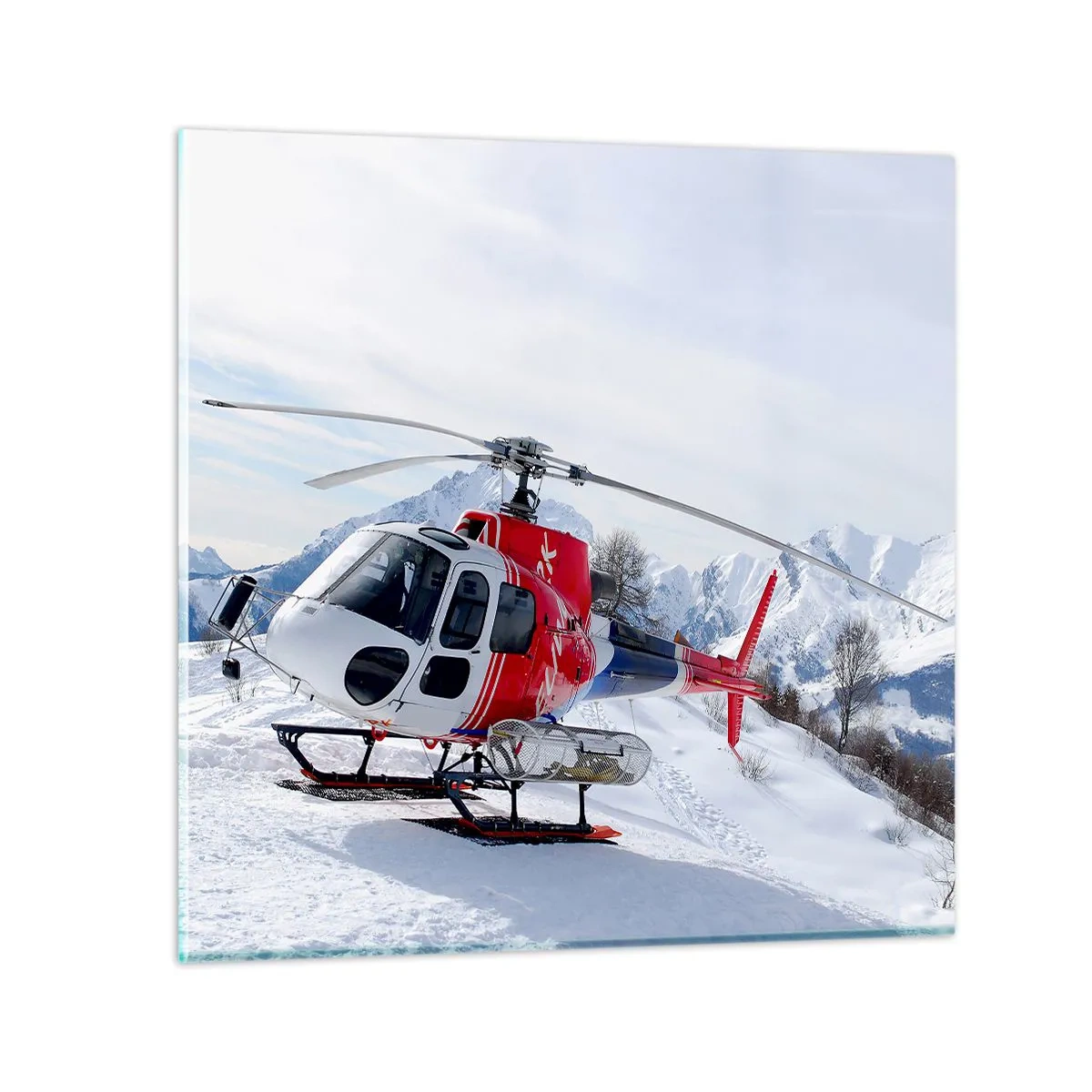 Obraz na skle - Vždy pripravený - 40x40 cm