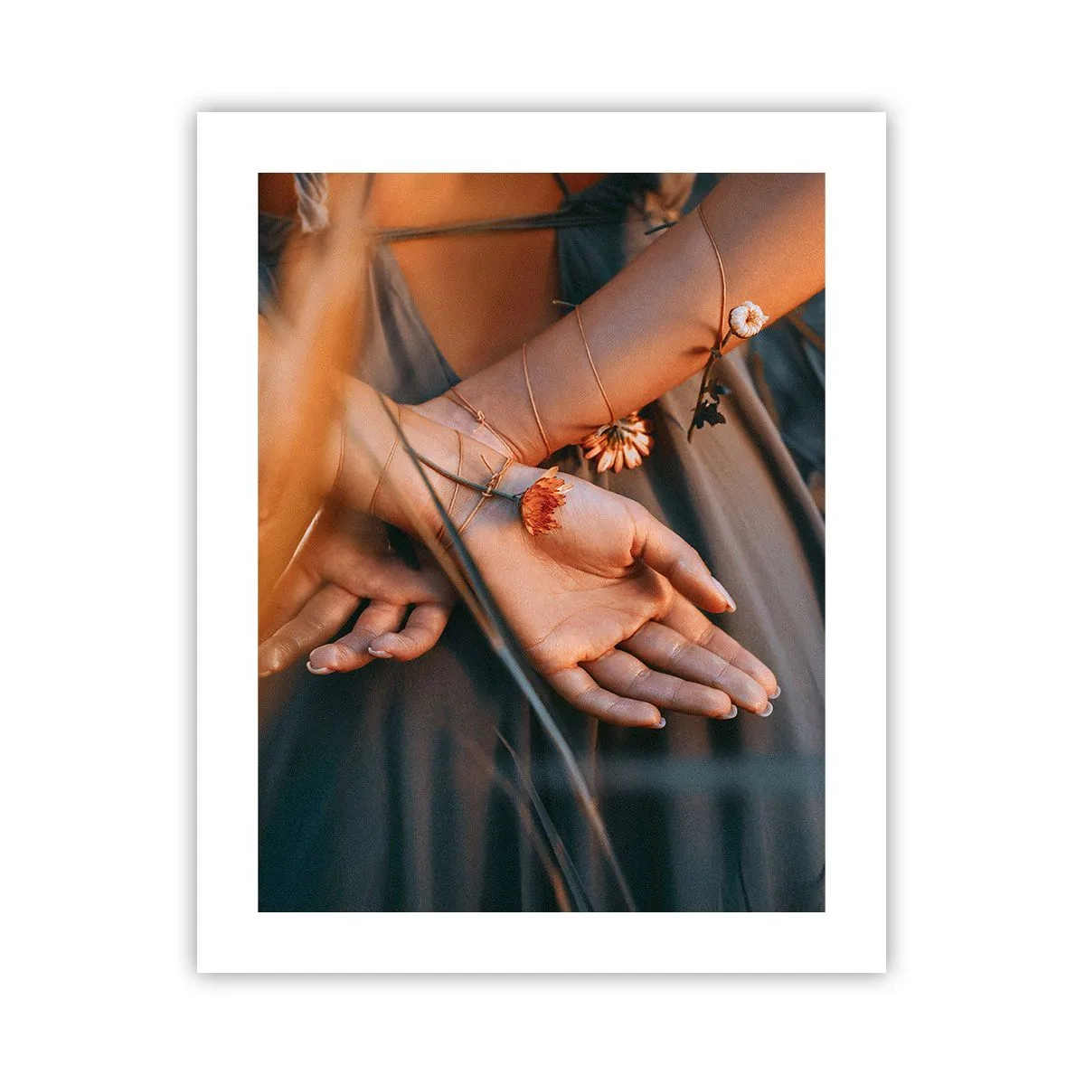 Plagát - Prepojená s prírodou - 40x50 cm