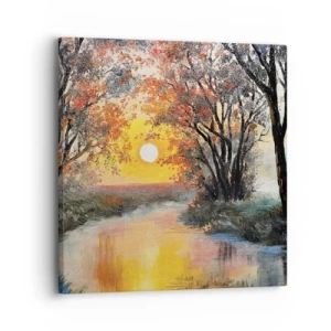 Obraz na plátne - Jesenný nádych - 30x30 cm