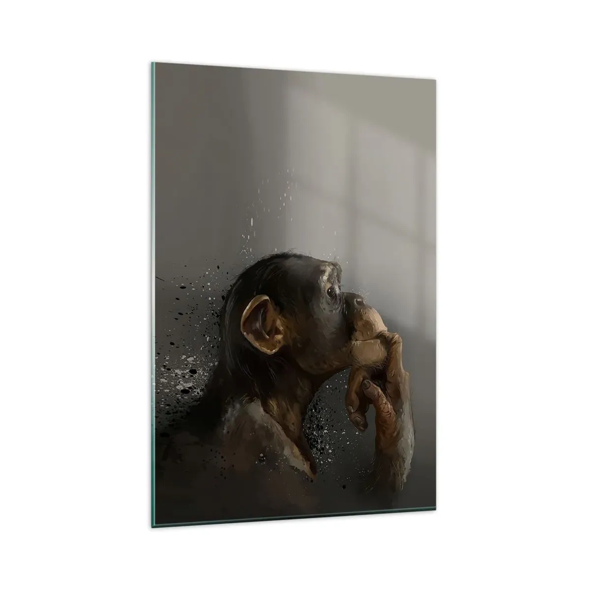 Obraz na skle - Určite mysliteľ - 80x120 cm