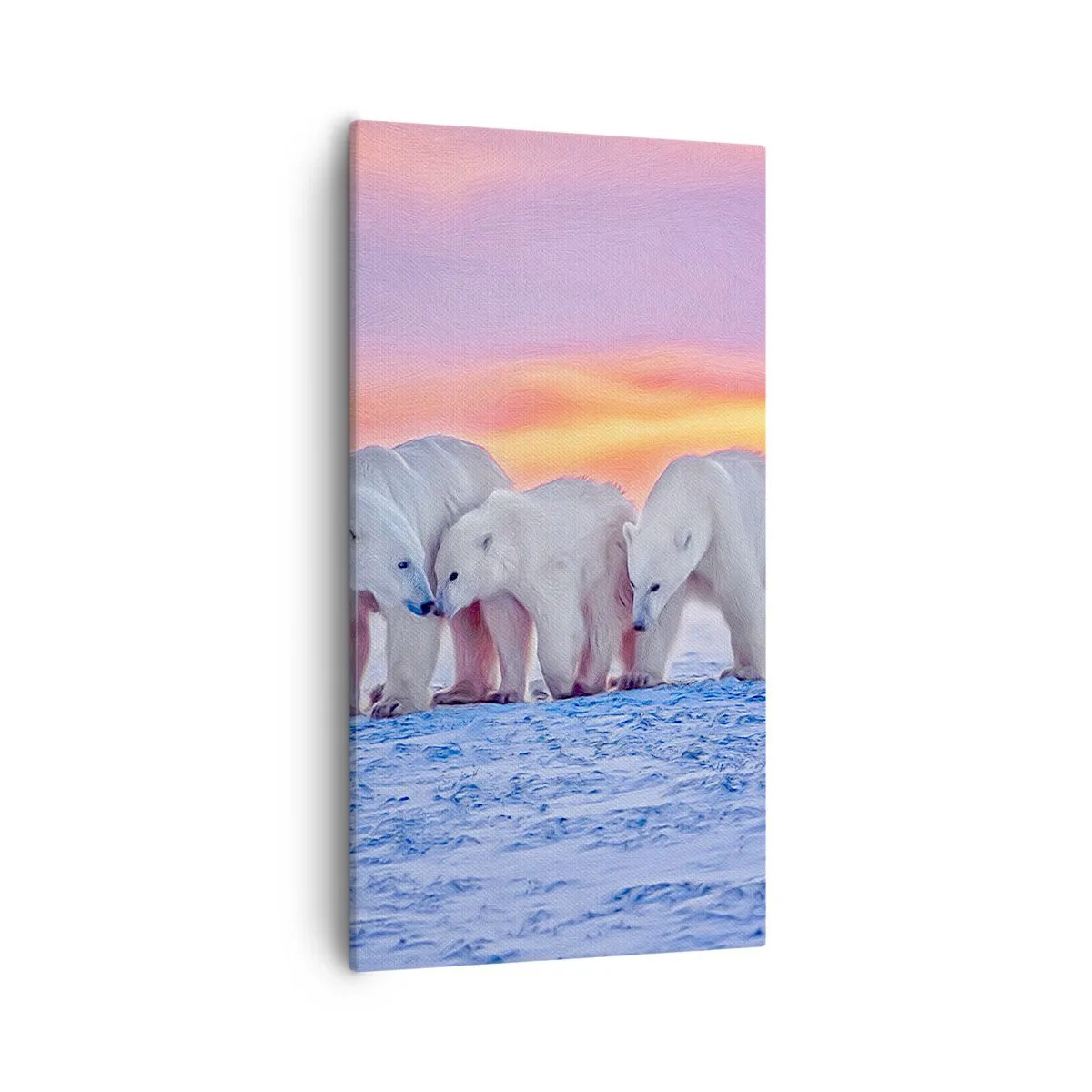 Obraz na plátne - Stačí rodinné teplo - 55x100 cm