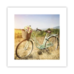 Plagát - Chvíľu tu zostanem - 30x30 cm