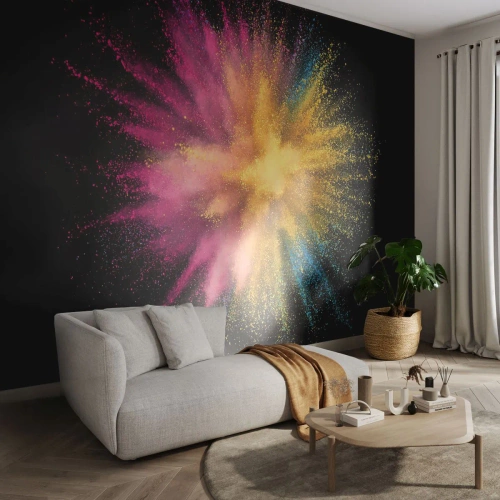 Fototapeta Premium Canvas - Zrodenie farieb - Abstrakcia, Kus, Fantázia - 500x350 cm