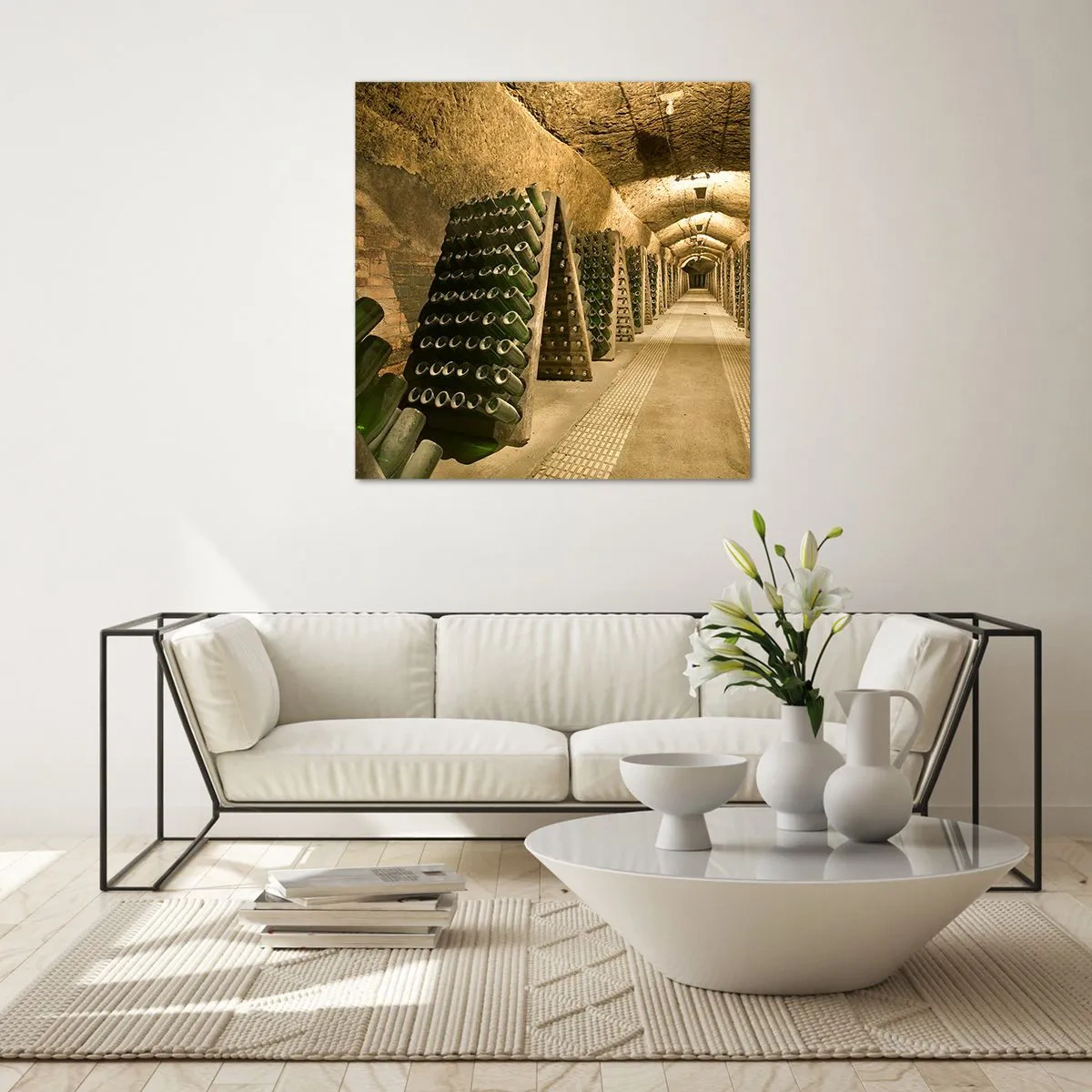 Obraz na skle - Narodeniny chuti - 60x60 cm