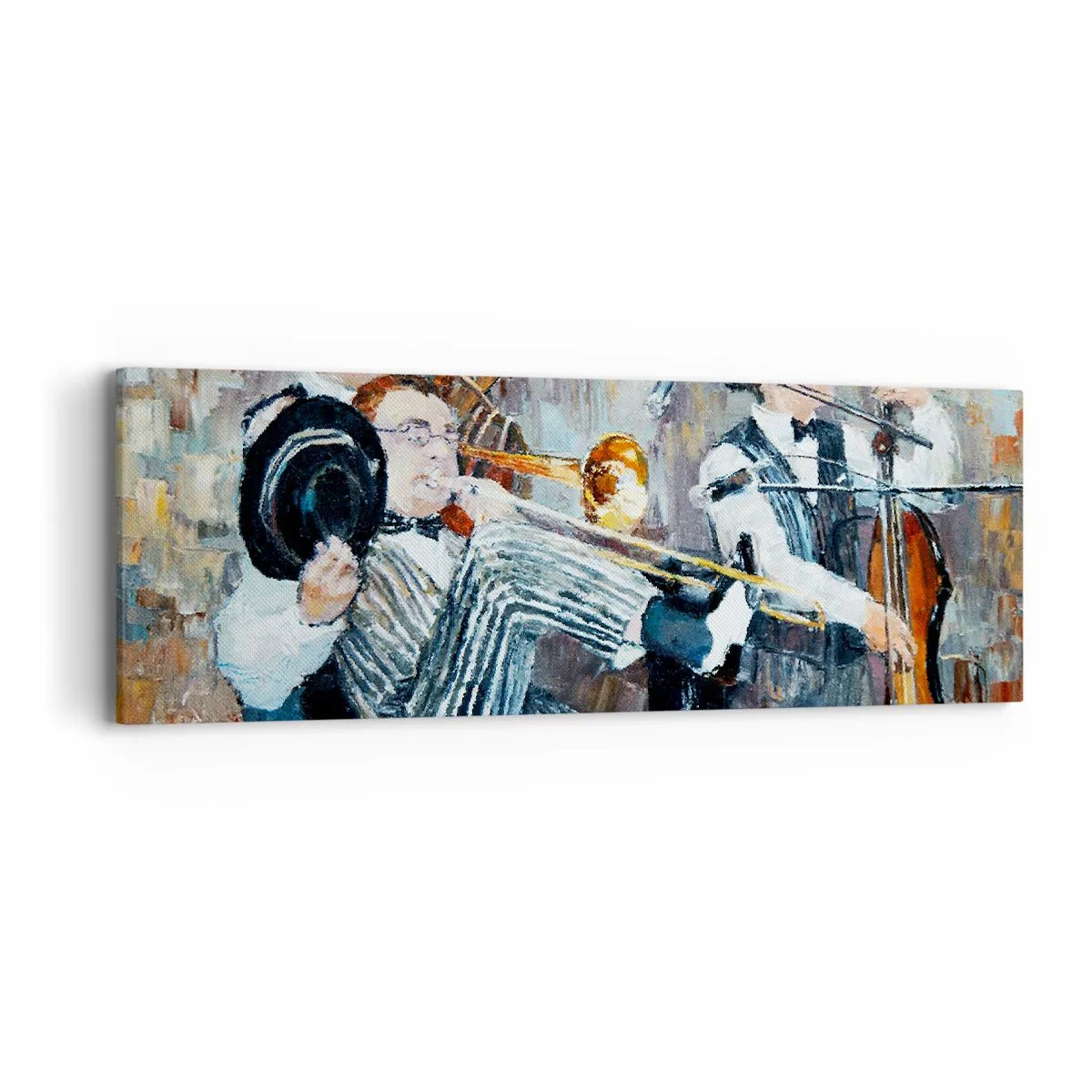 Obraz na plátne - Celý tento jazz - 90x30 cm