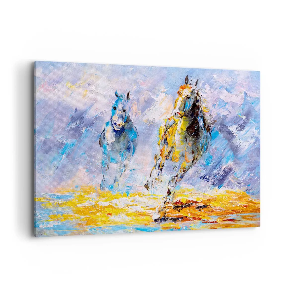 Obraz na plátne - Cvalom cez žiaru - 100x70 cm