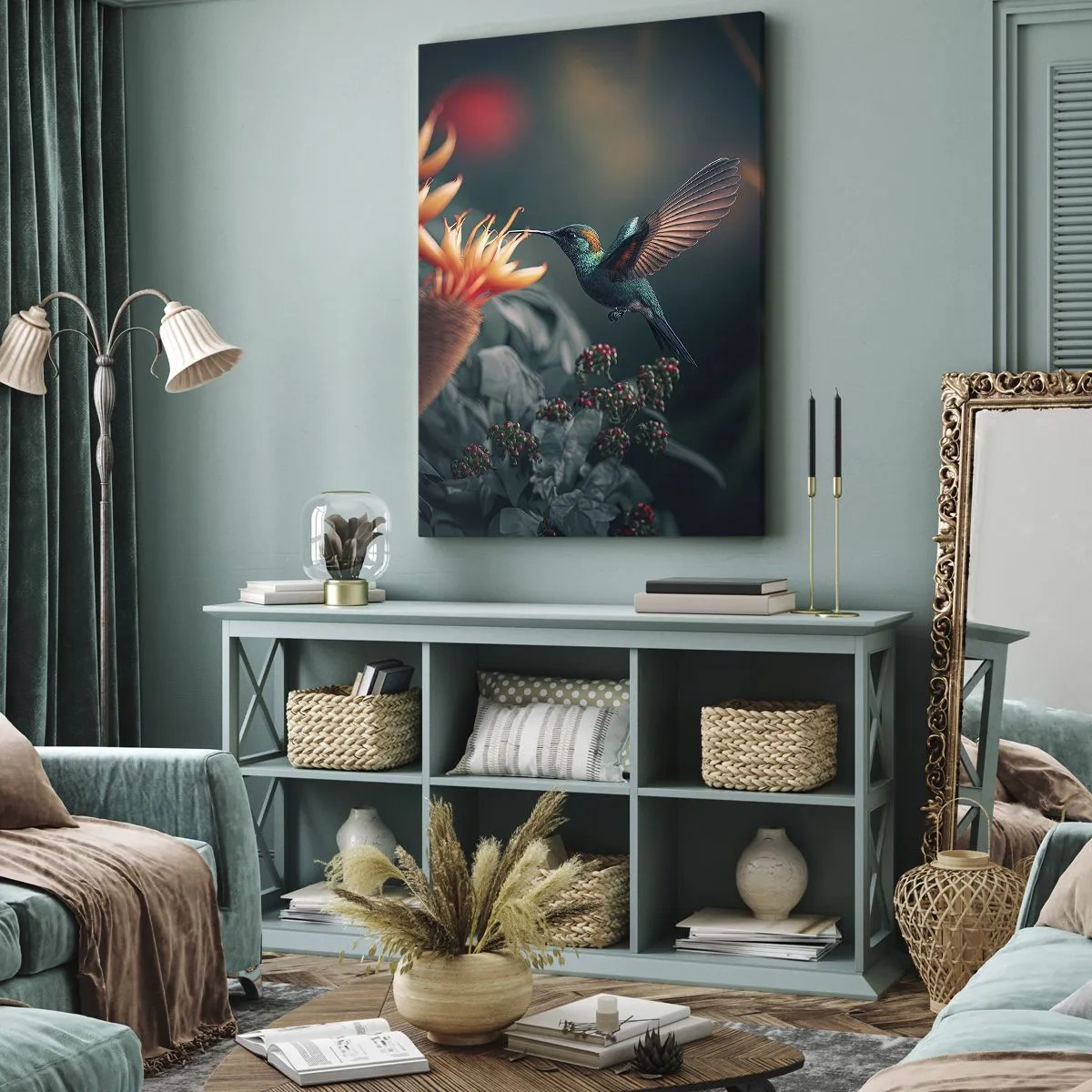 Obraz na plátne - Skutočne pestrý život - 50x70 cm