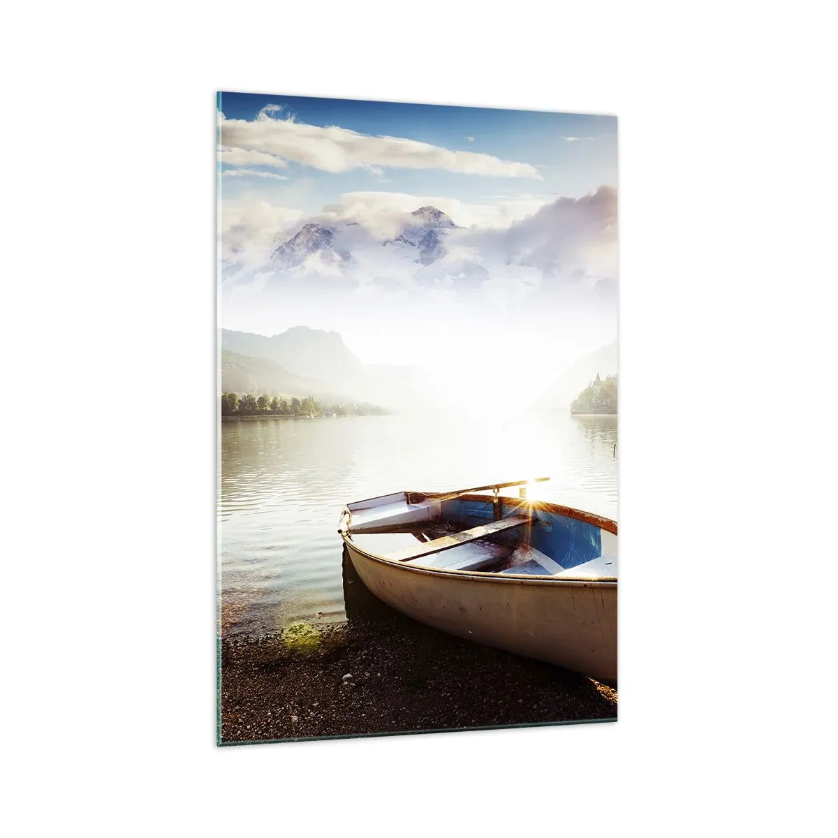 Obraz na skle - Pri veľkej a čistej vode - 70x100 cm