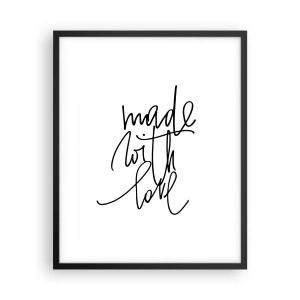 Plagát v čiernom ráme - Najlepšia značka - 40x50 cm