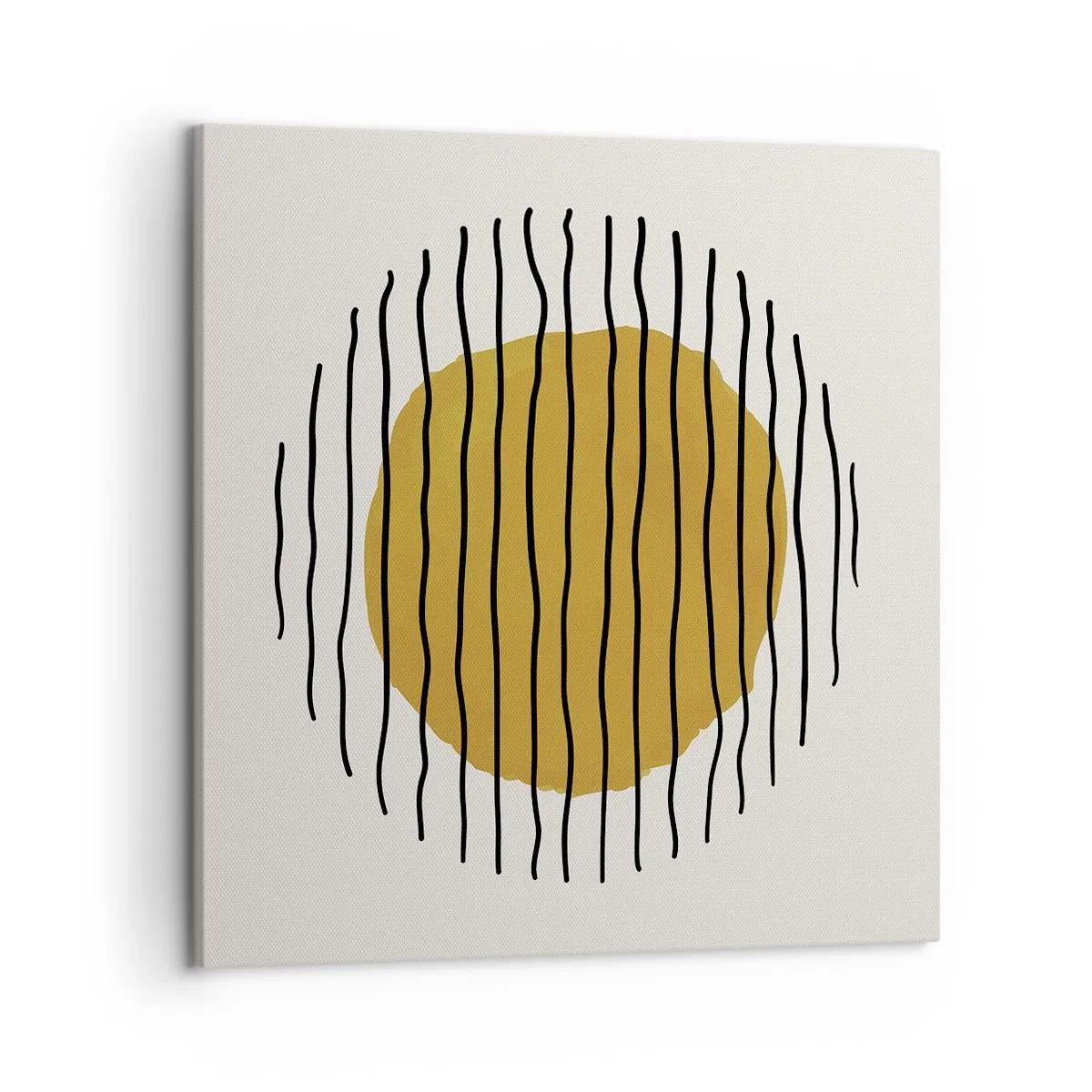 Obraz na plátne - Abstrakcia kmitajúca žiarom - 50x50 cm