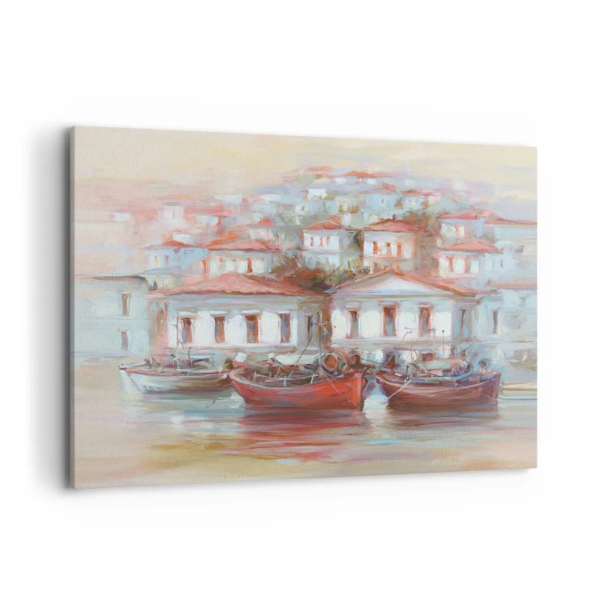 Obraz na plátne - Šťastné mestečko - 120x80 cm