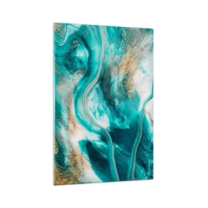 Obraz na skle - Rieka zlata - 70x100 cm