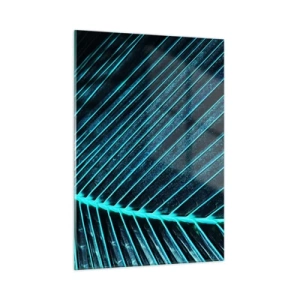 Obraz na skle - Textúra zelene - 50x70 cm