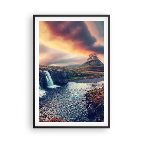 Plagát v čiernom ráme - V majestáte prírody - 61x91 cm