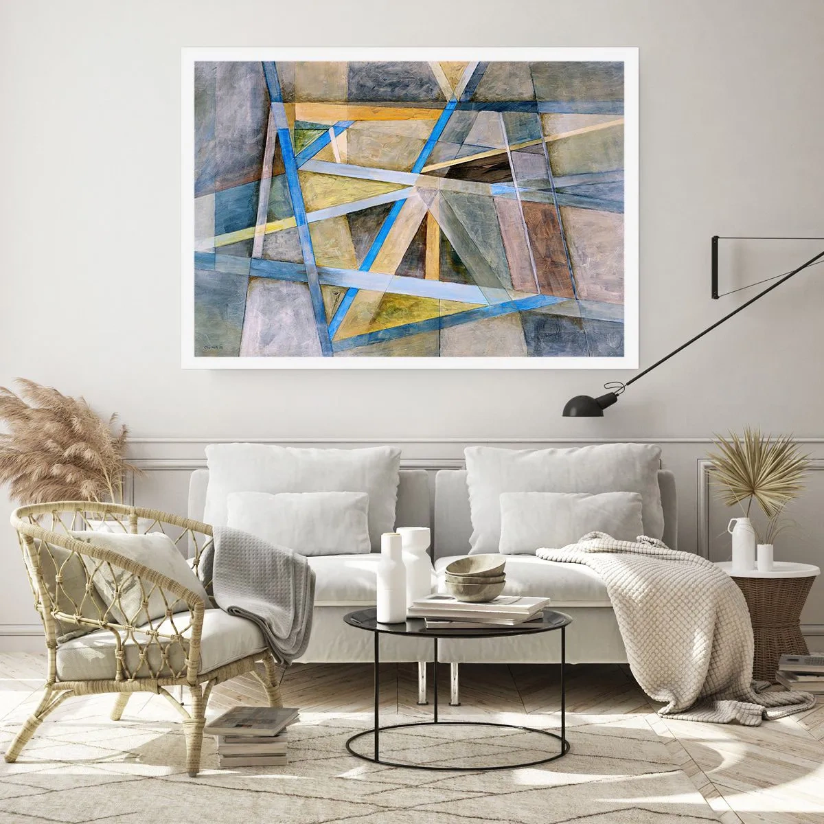Plagát - Priamo alebo diagonálne? - 91x61 cm