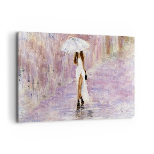 Obraz na plátne - V ľaliovom daždi - 120x80 cm