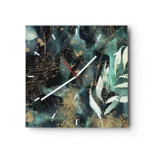 Nástenné hodiny - Kúzelná záhrada - 40x40 cm