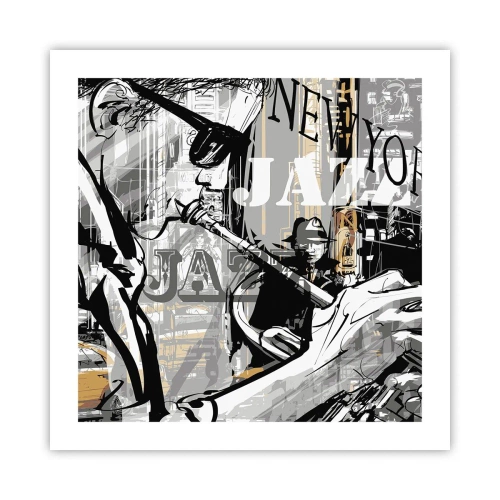 Plagát - V rytme New Yorku - 50x50 cm