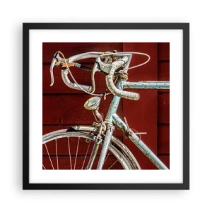 Plagát v čiernom ráme - Stvorený pre víťazstvo - 40x40 cm