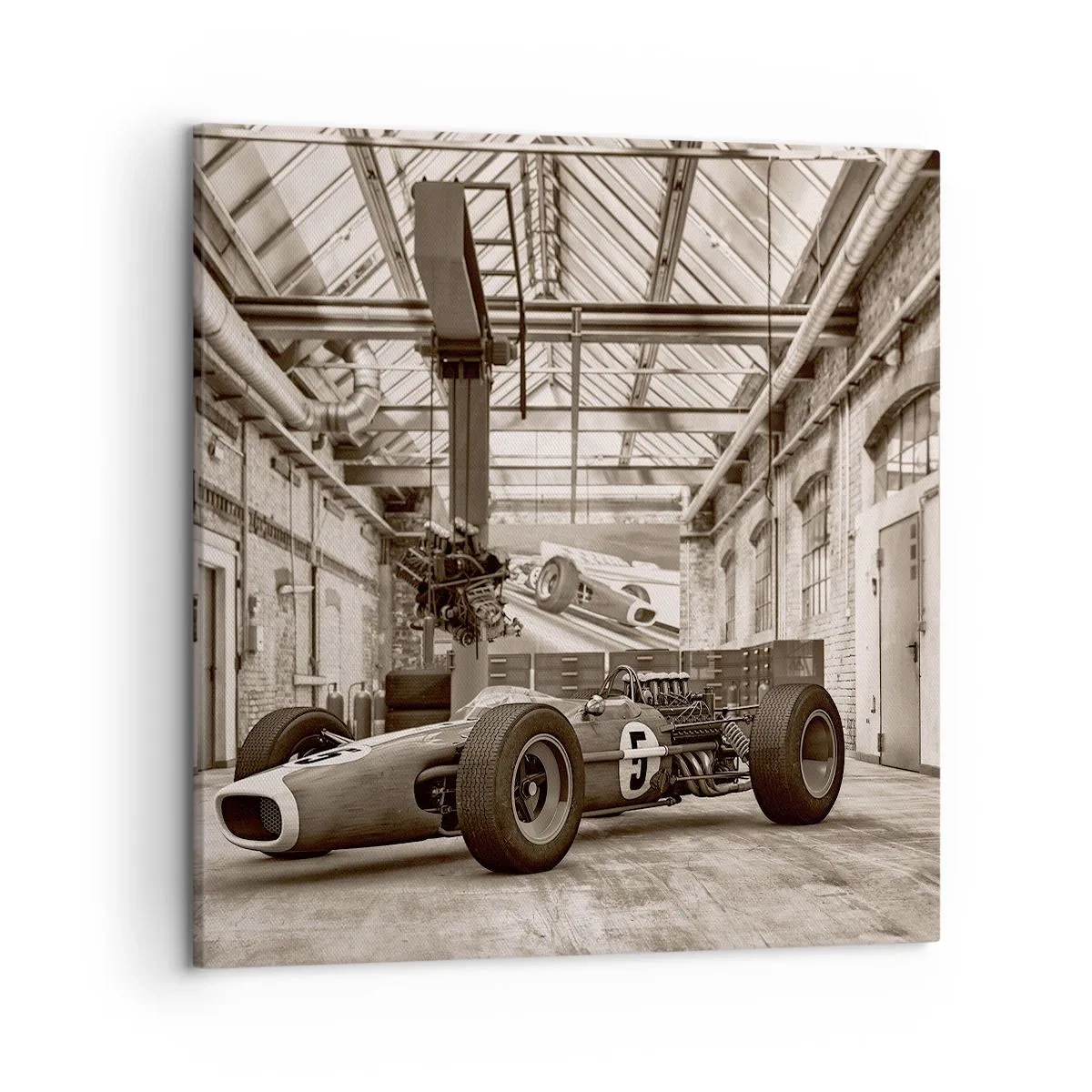 Obraz na plátne - Odpočinok víťaza - 50x50 cm