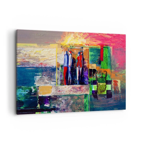 Obraz na plátne - Vzťahy a emócie - 100x70 cm