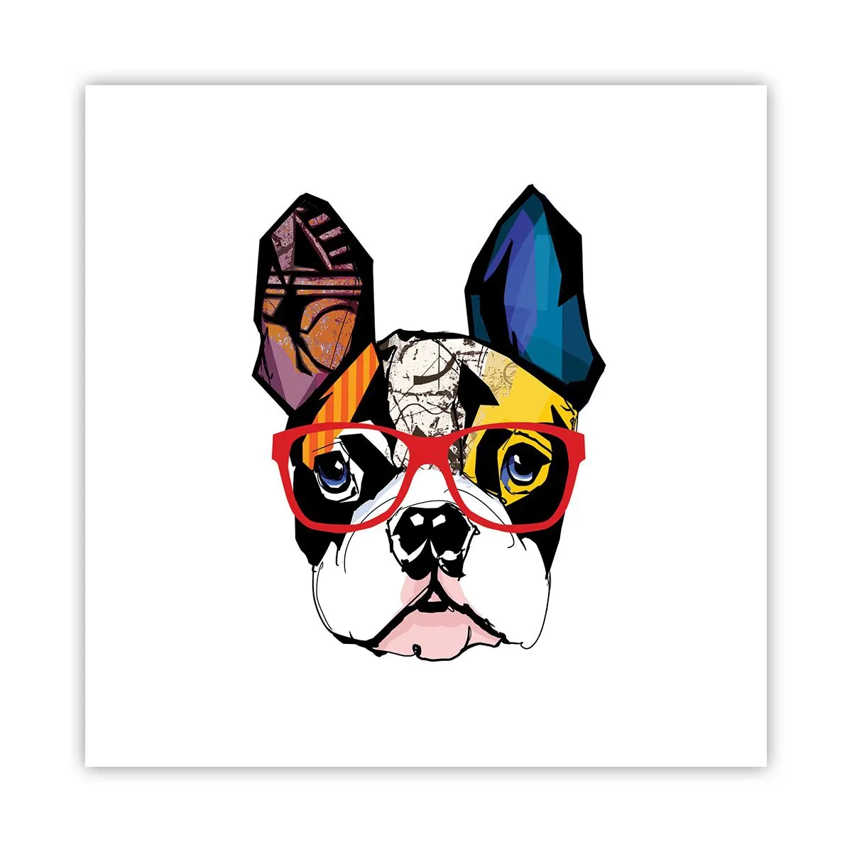 Plagát - Intelektuál - 50x50 cm