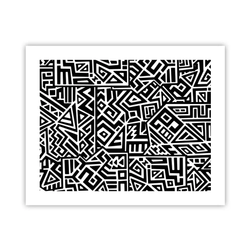 Plagát - Predkolumbovská kompozícia - 50x40 cm