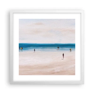 Plagát v bielom ráme - Prirodzená potreba - 40x40 cm