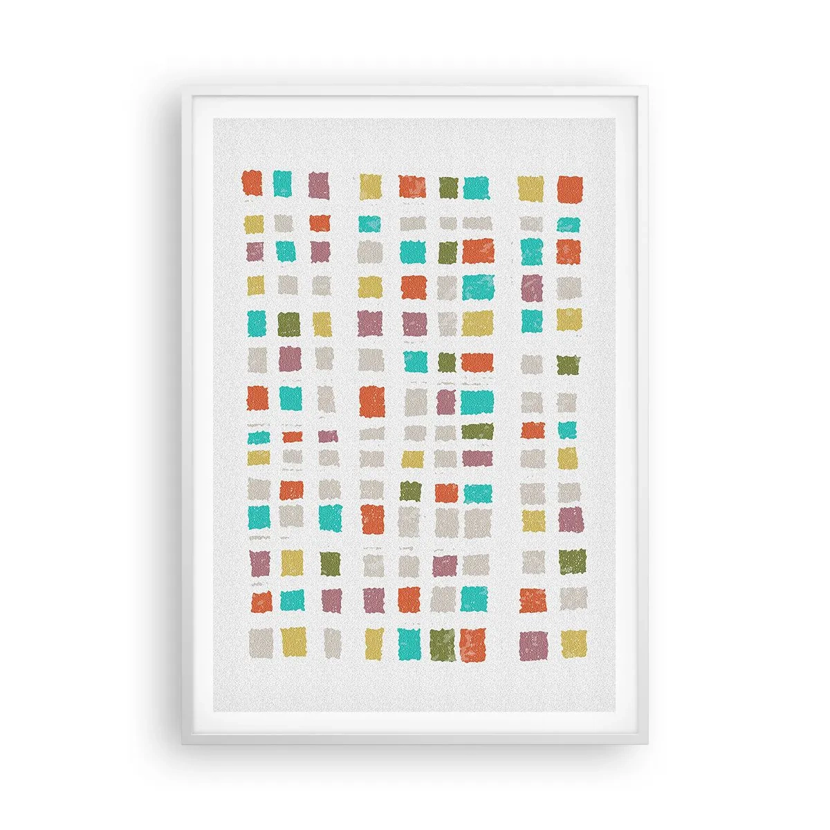 Plagát v bielom ráme - Neznáma hra - 70x100 cm