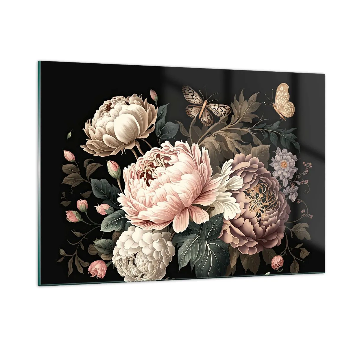 Obraz na skle - V barokovom štýle - 120x80 cm