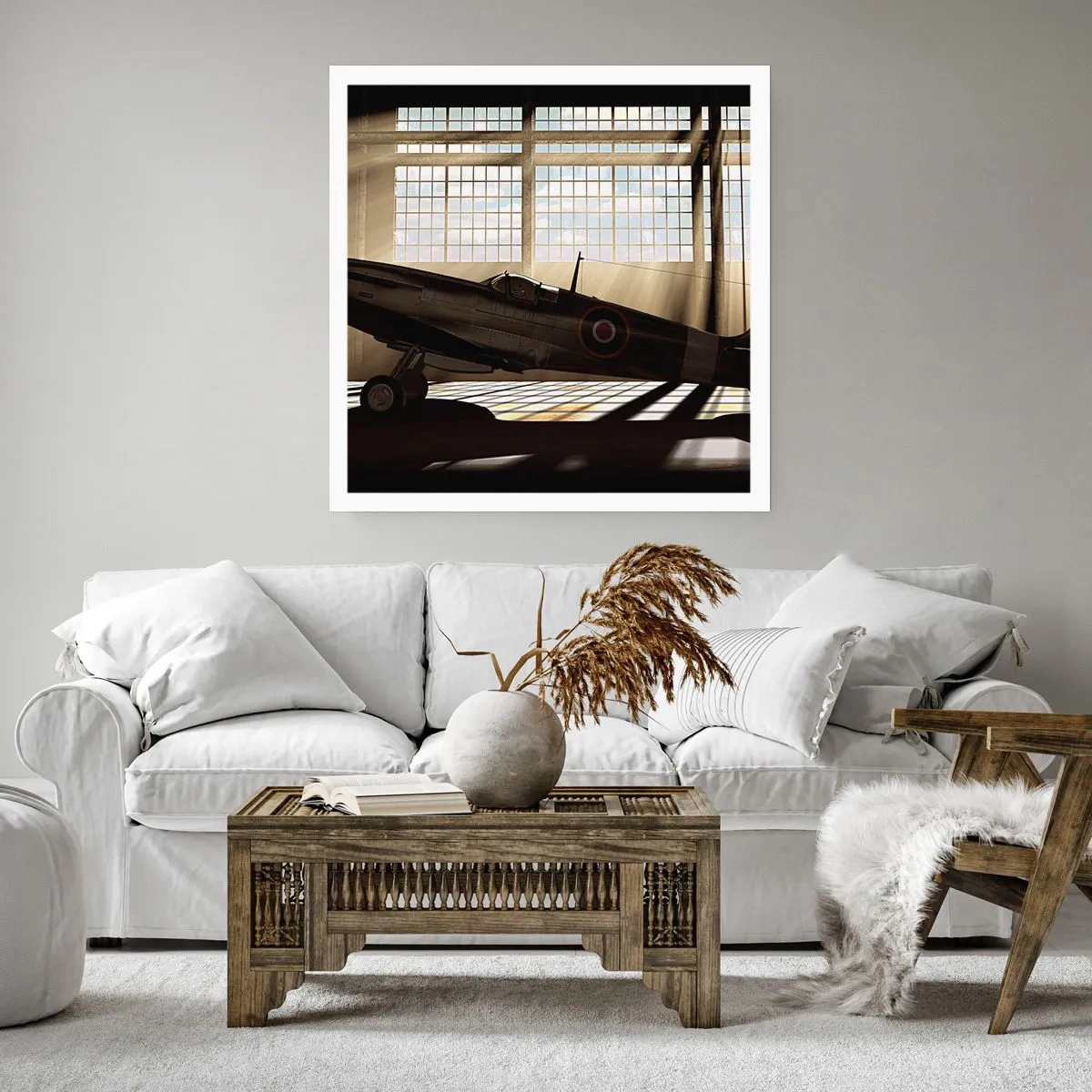 Plagát - Odpočinok bojovníka - 40x40 cm