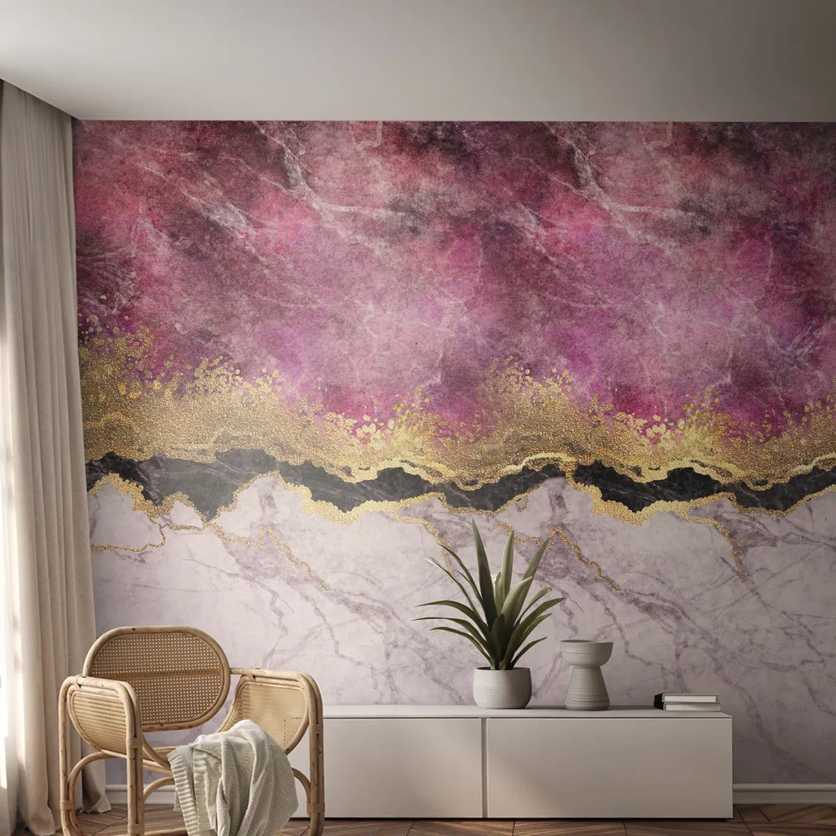 Fototapeta Premium Canvas - Na hranici - Abstrakcia, Kus, textúra - 250x175 cm