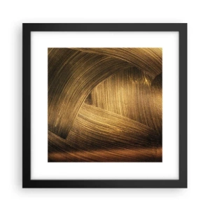 Plagát v čiernom ráme - V zlatom labyrinte - 30x30 cm