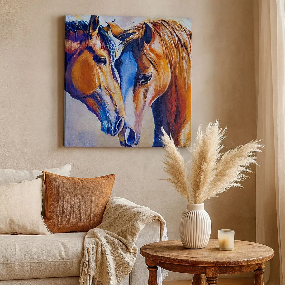 Obraz na plátne - Je to priateľstvo? Je to láska? - 30x30 cm