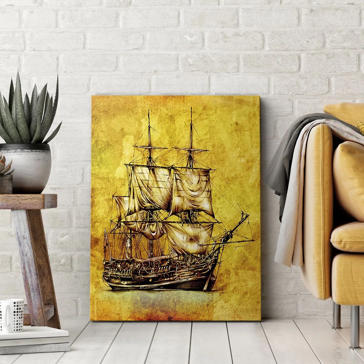 Obraz na plátne - Smer Tortuga! - 70x100 cm