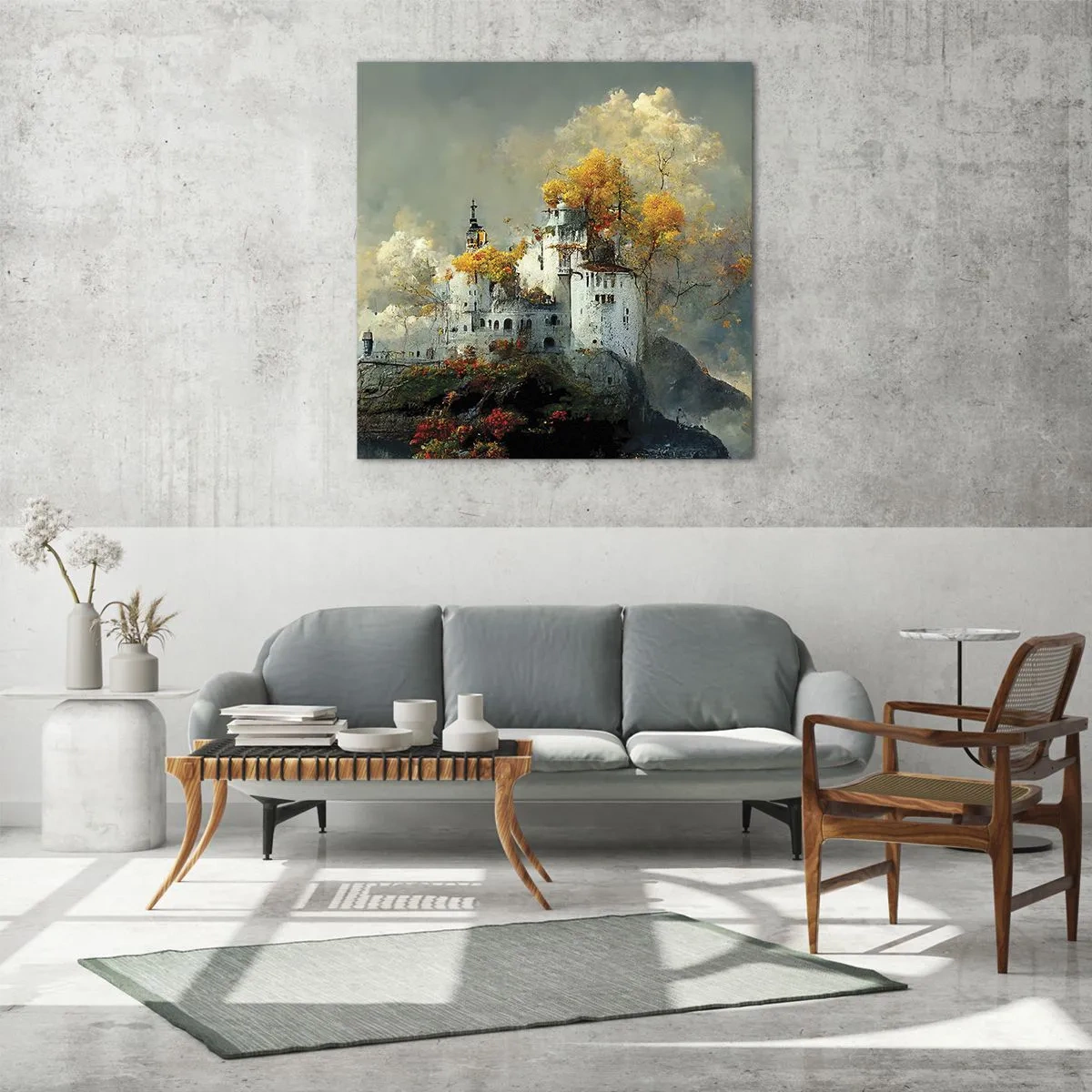 Obraz na skle - Začiatok romantického príbehu - 60x60 cm