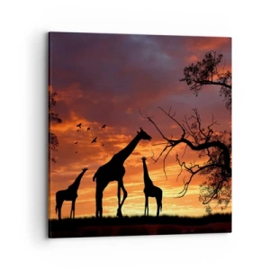 Obraz na plátne - Malá večera v kruhu najbližších - 70x70 cm