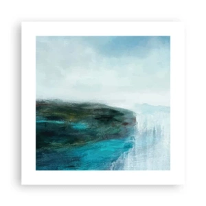 Plagát - Námorná abstrakcia - 40x40 cm