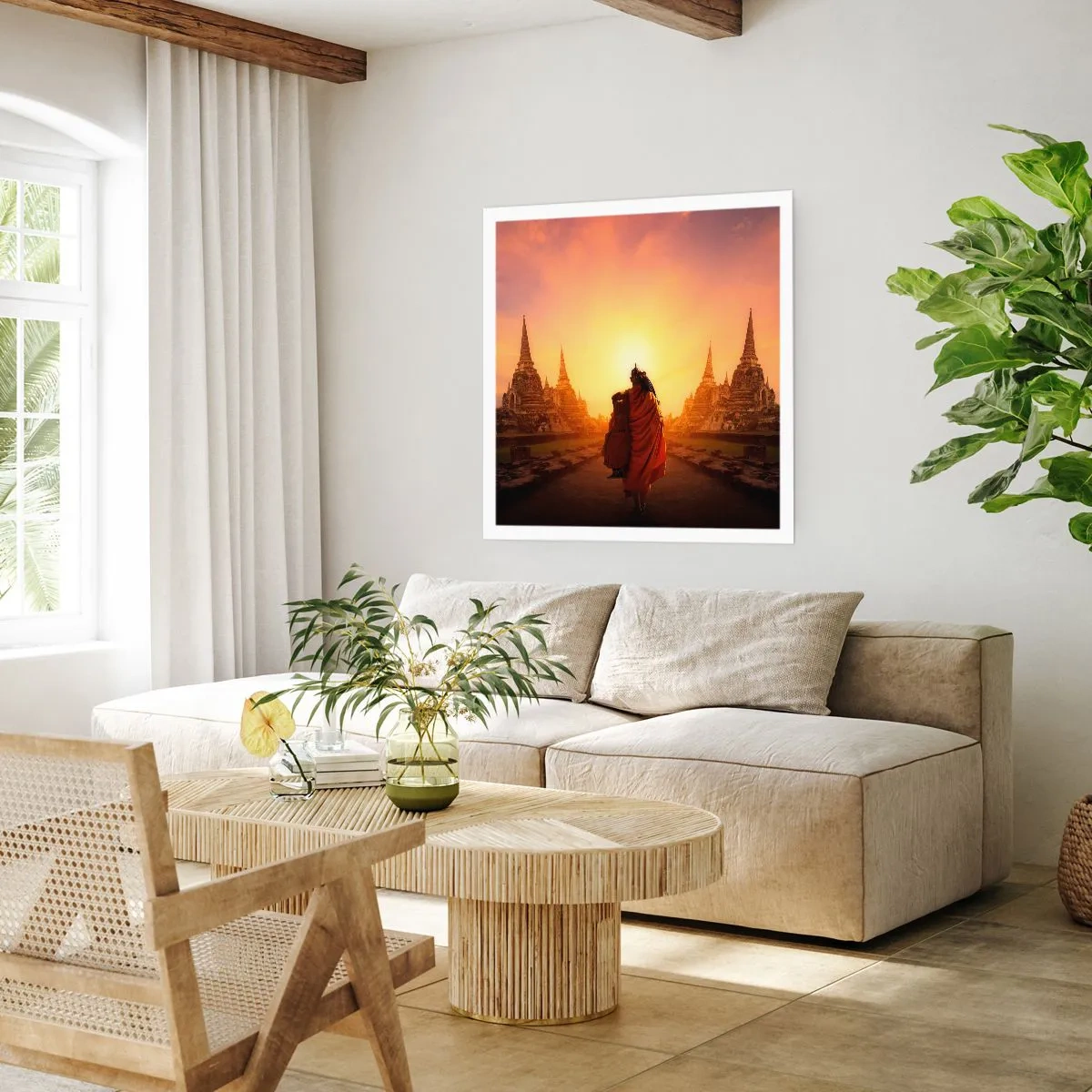 Plagát - V kľude večnosťou - 60x60 cm
