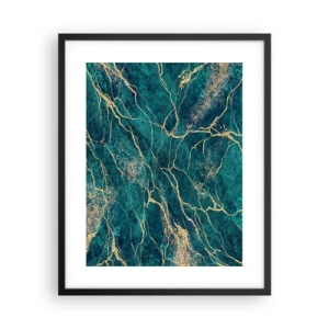 Plagát v čiernom ráme - Zlatá žila - 40x50 cm