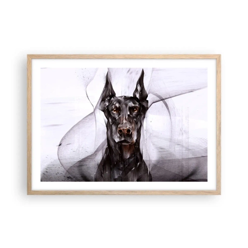 Plagát v ráme zo svetlého duba - Z urodzeného rodu - 70x50 cm