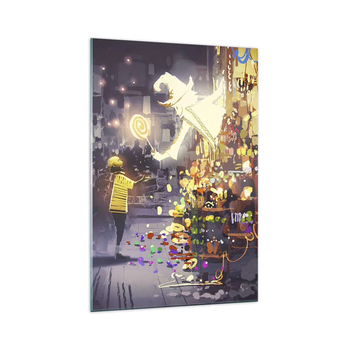 Obraz na skle - Kúzla existujú - 70x100 cm